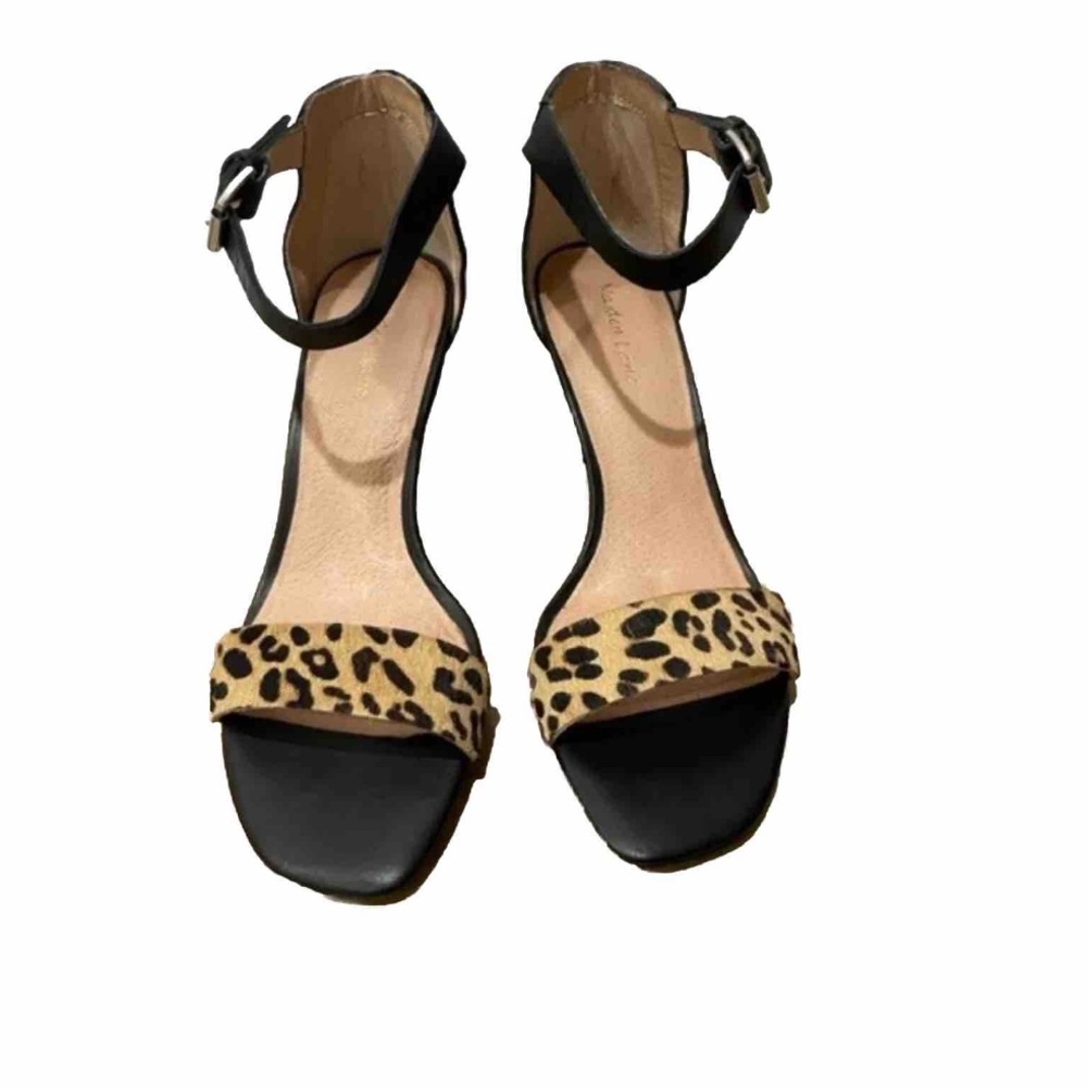 Maiden Lane Leopard Sandal Pump Size 9
